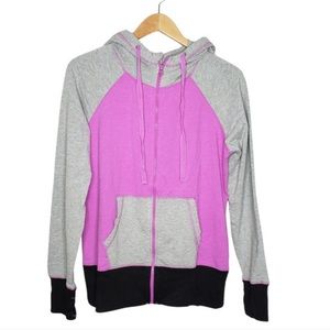 Zella soft stretch color block hoodie